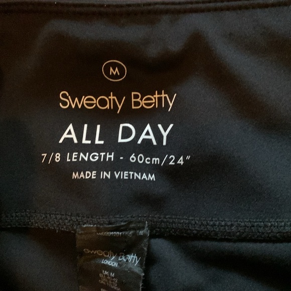 Sweaty Betty All Day Black 7:8 Leggings - Picture 6 of 14